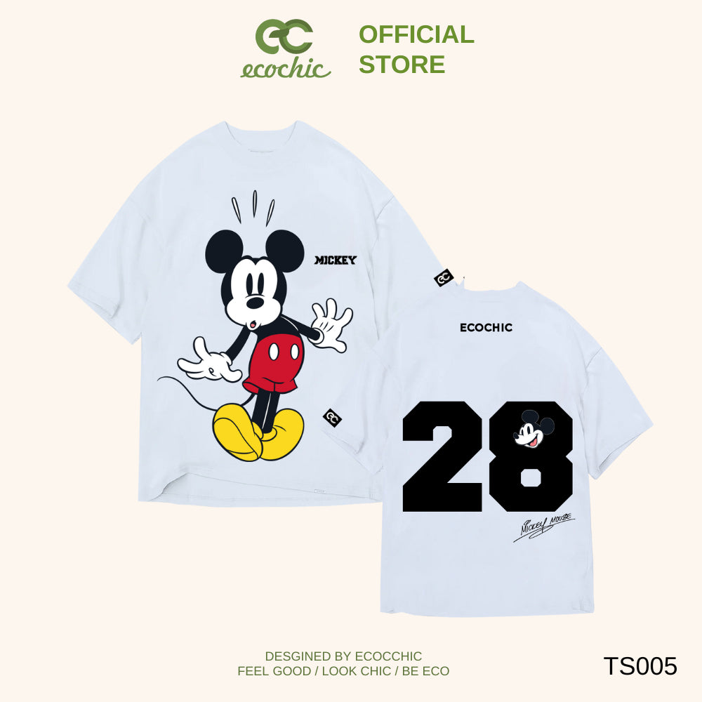 Genuine ECOCHIC x HOA MINZY MICKEY'S DELIGHT Oversize T-shirt Copyright Disney MICKEY COLLECTION TS005
