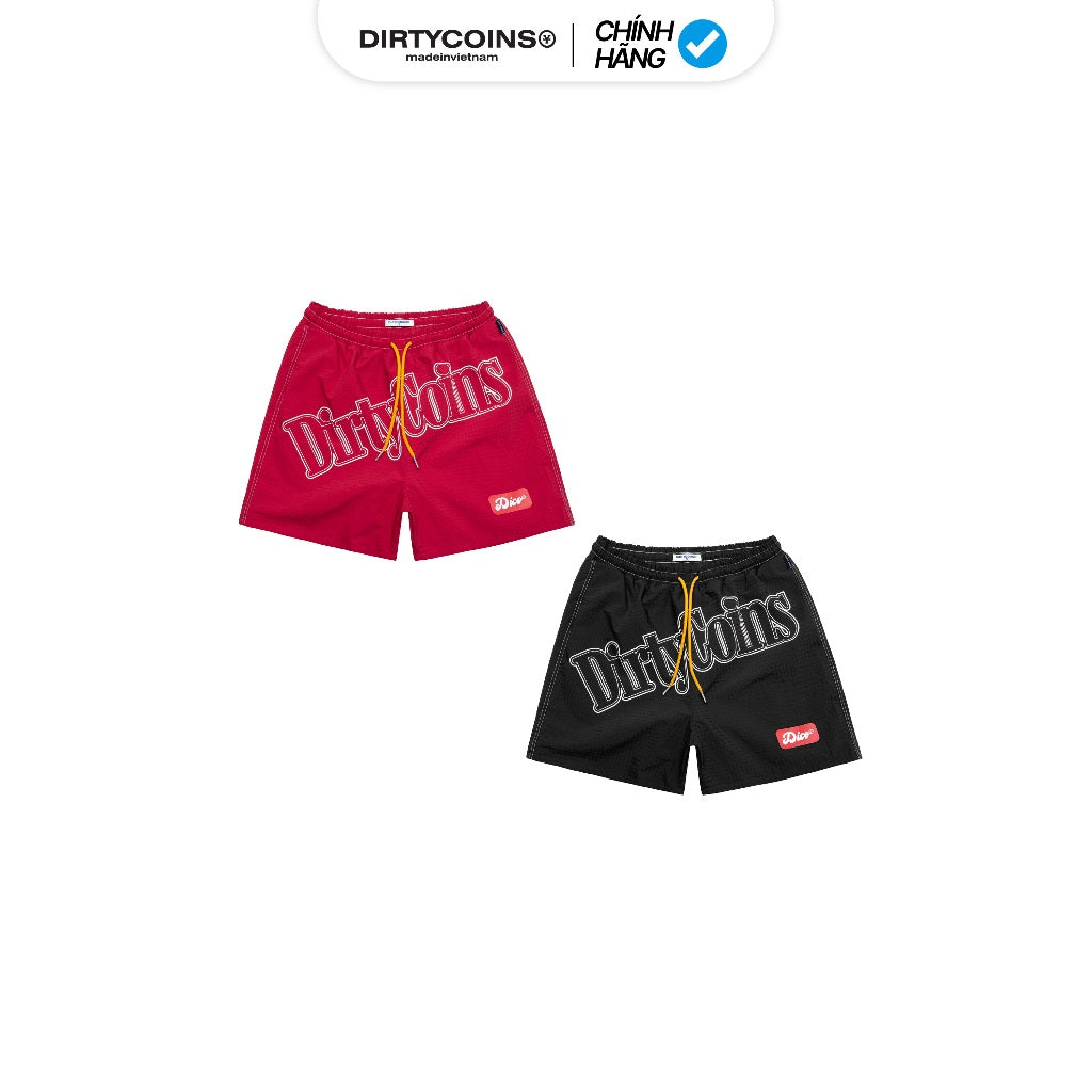 DirtyCoins Curve Ripstop Shorts Black