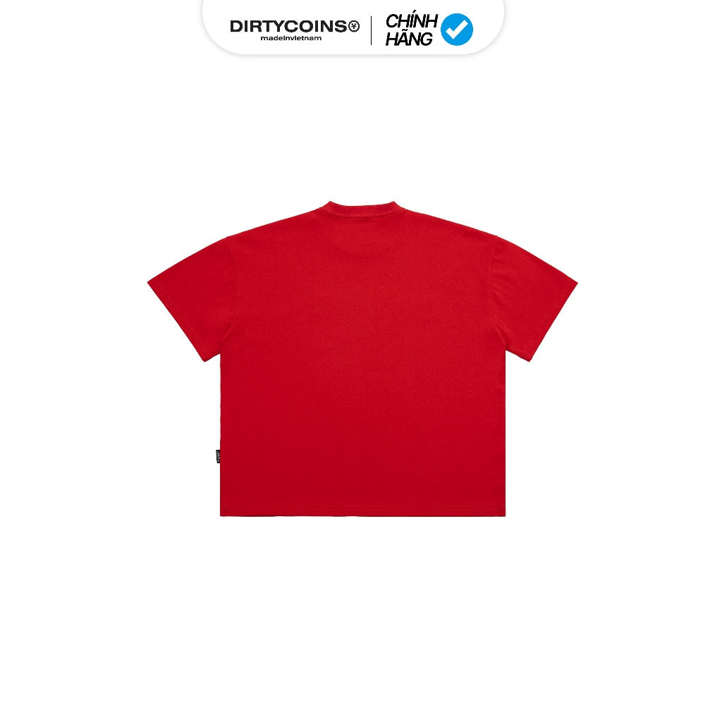 Áo Thun Boxy DirtyCoins Hustling Red