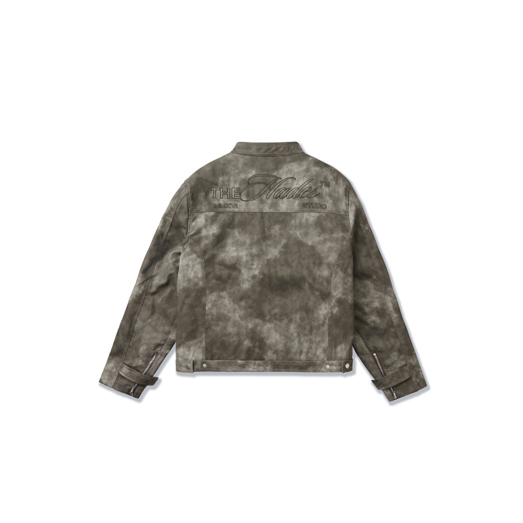 HADES BLACK WAX BIKER JACKET - Genuine HADES Brand - Unisex leather jacket