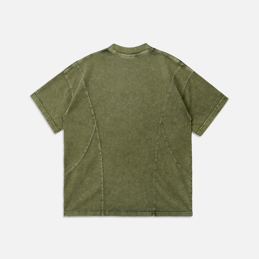 Áo thun NEEDS OF WISDOM Arcline Acid Washed Tee - Tasman - Local Brand Chính Hãng