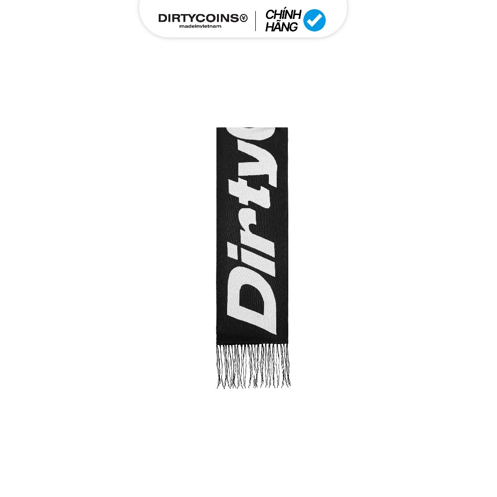 DirtyCoins Logo Wool Knit Scarf