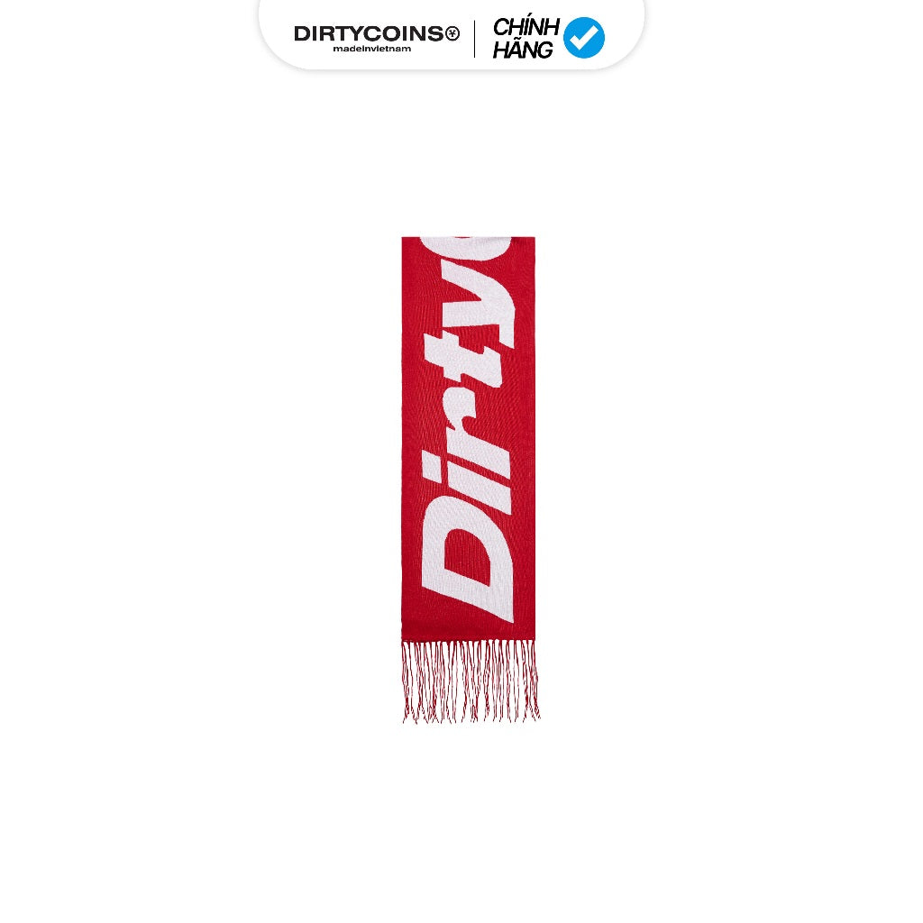 DirtyCoins Logo Wool Knit Scarf