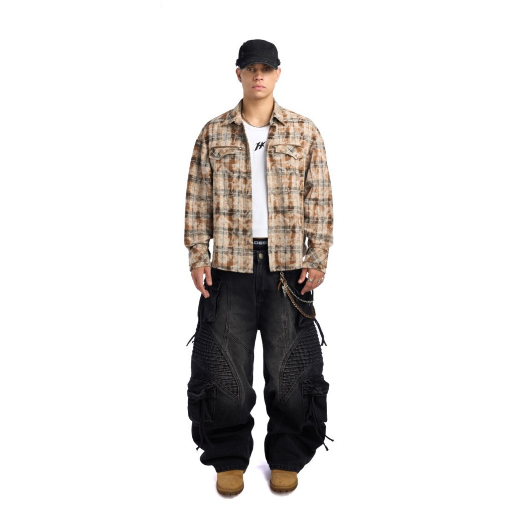 HADES COODINATES FLANNEL SHIRT - Áo Sơ Mi Flannel Unisex - Hades Brand Chính Hãng