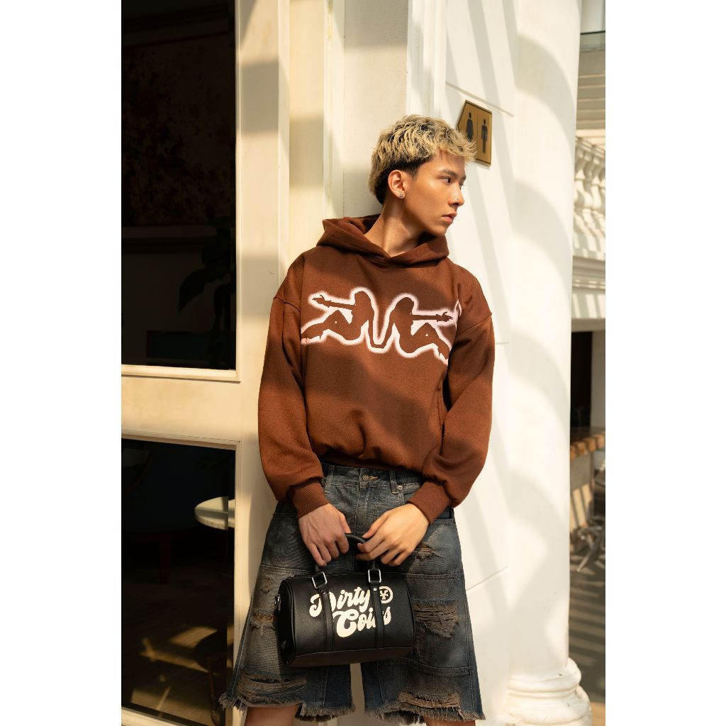 Áo Khoác Hoodie DirtyCoins Double Trouble Brown