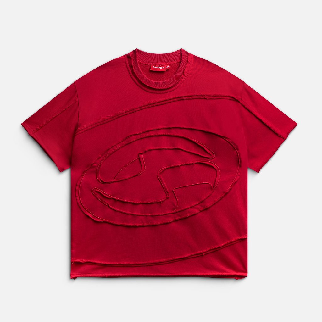 NEEDS OF WISDOM Patch Tee - Red - Genuine Local Brand
