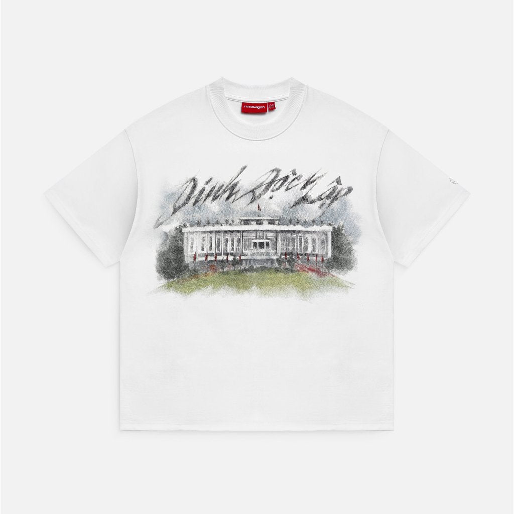 Áo thun NEEDS OF WISDOM DDL Tee - White - Local Brand Chính Hãng