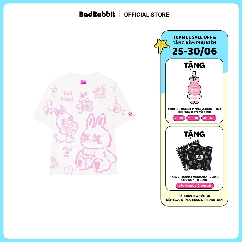 Adore Rabbit Tee T-shirt - Official Local Brand