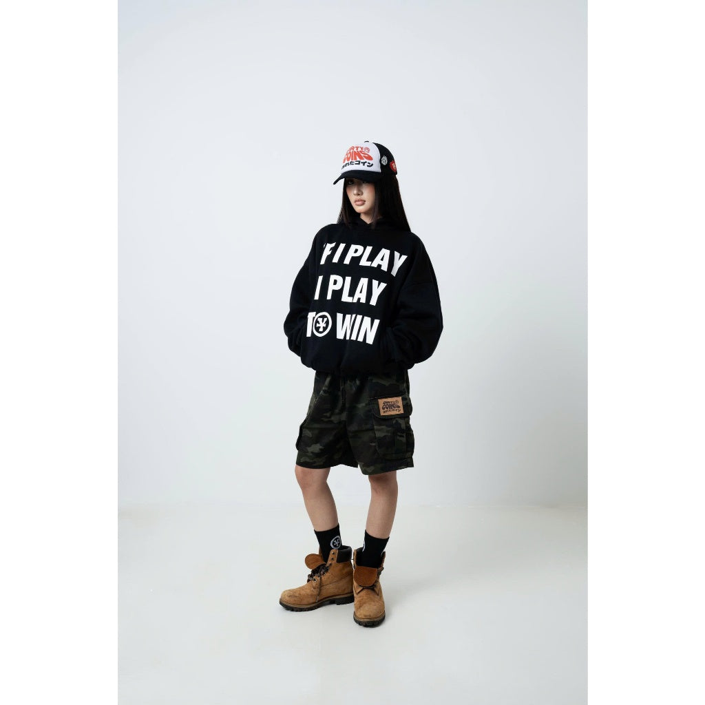 Áo Khoác DirtyCoins Play To Win Oversized Hoodie - Black