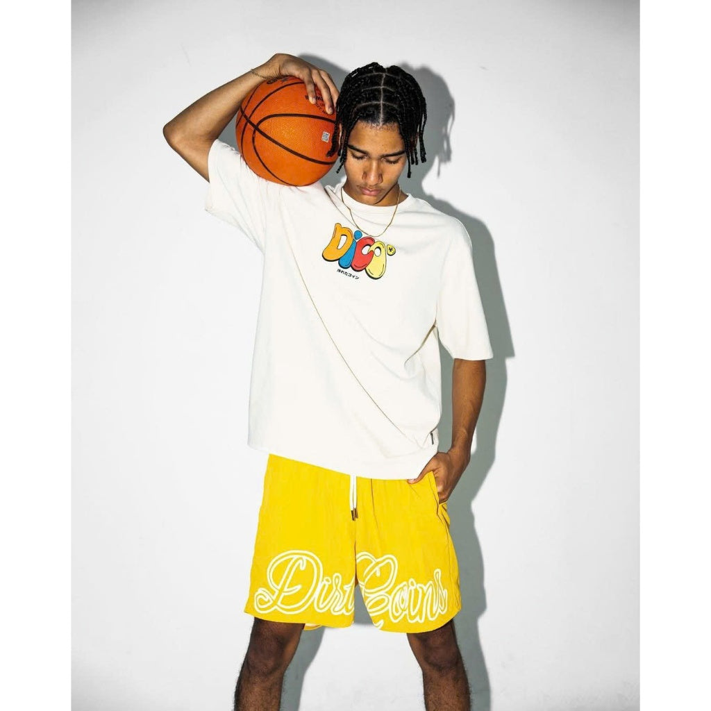 Áo Thun DirtyCoins Dico Multicolor Typo T-shirt - Cream