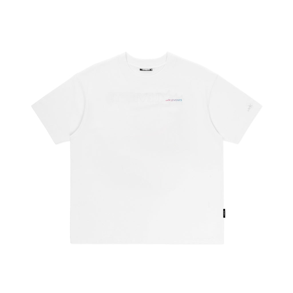 Levents Special XL Logo Oversized Tee/ White 100% Cotton Unisex T-shirt