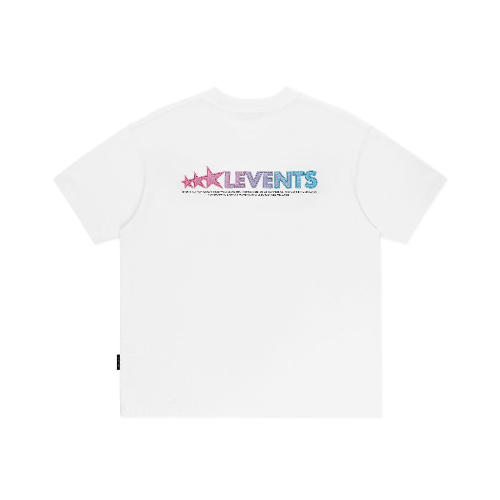 Áo Thun Levents Special XL Logo Oversized Tee/ White 100% Cotton T-shirt Unisex