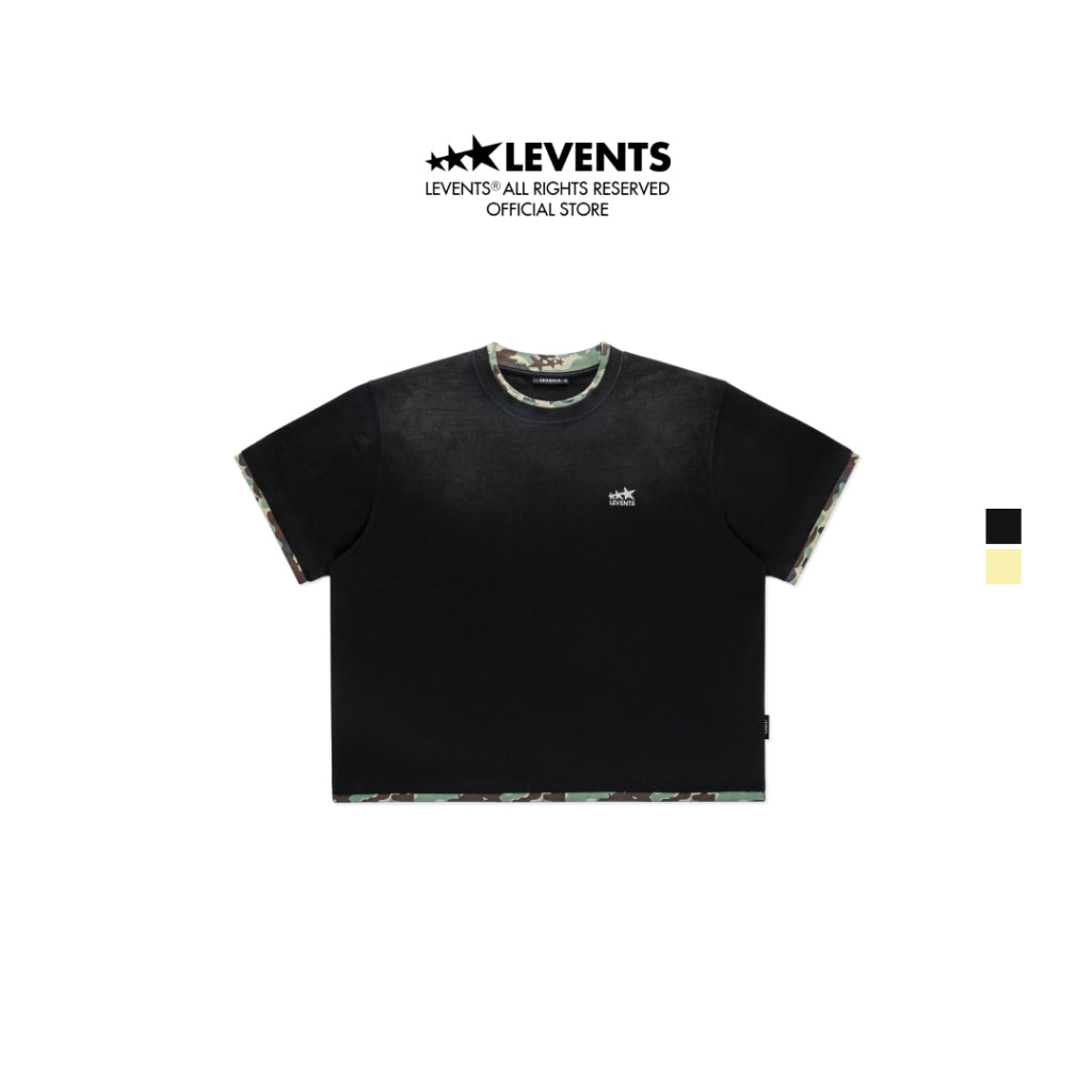 Levents Camo Edge Boxy 2.0 Tee 100% Cotton Unisex T-shirt