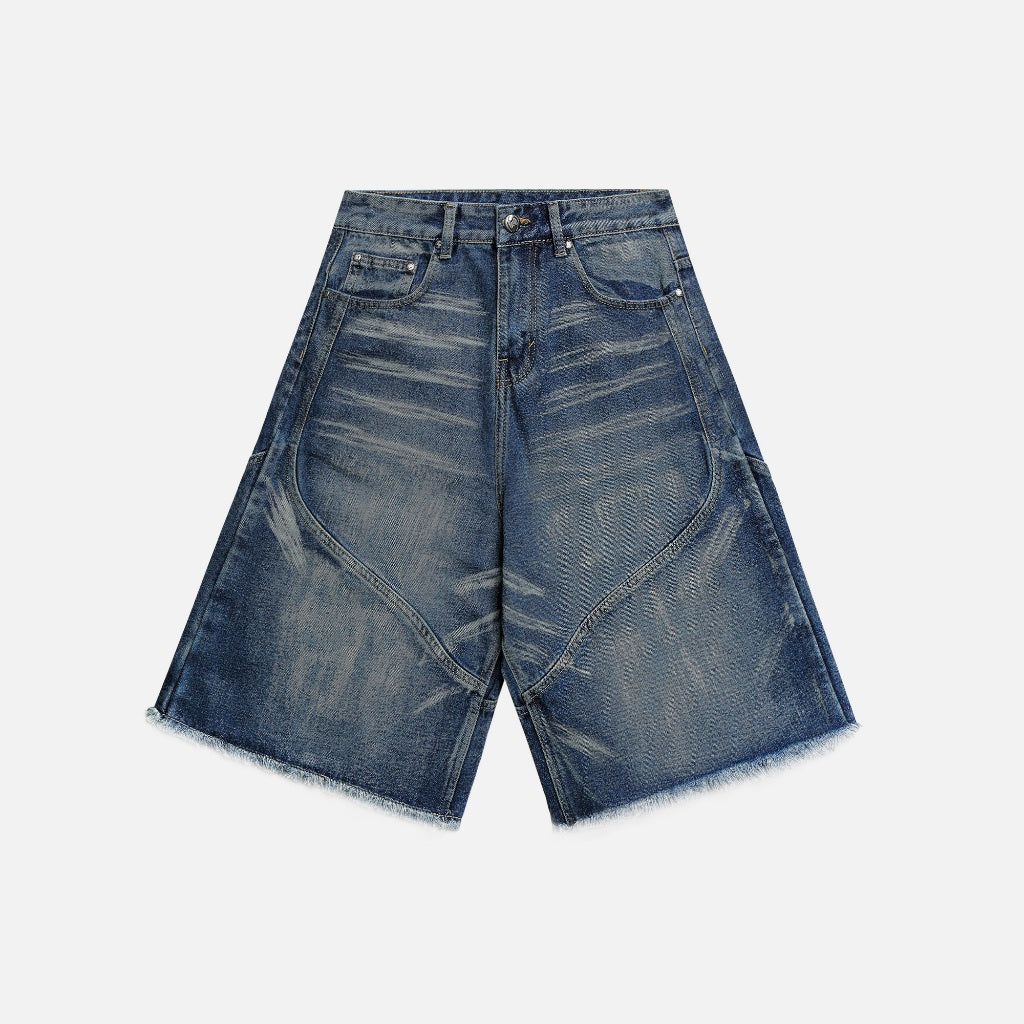 Quần NEEDS OF WISDOM Rebel Edge Jorts - Washed Blue - Local Brand Chính Hãng