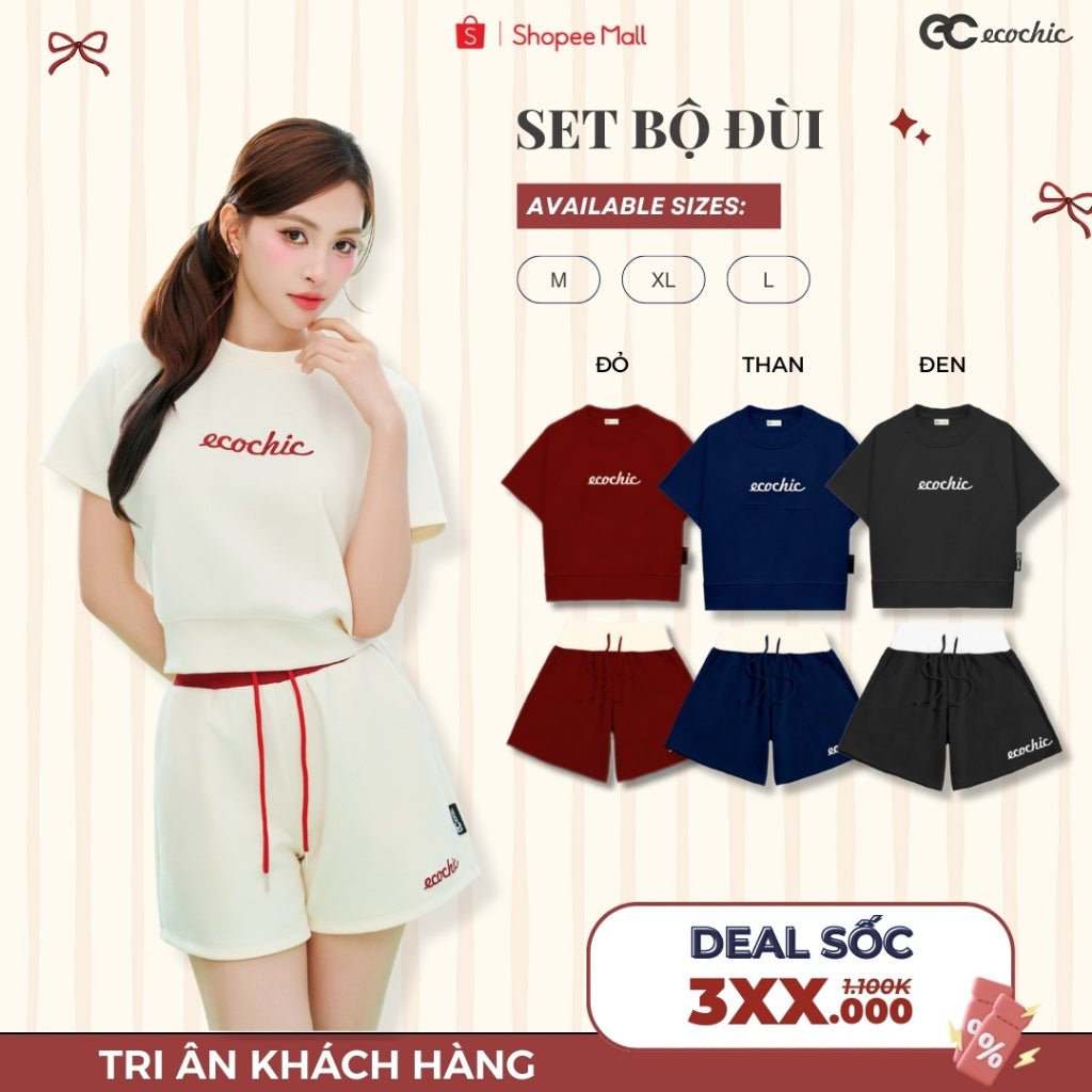 (SALE TRI ÂN) Set Bộ ECOCHIC Tri Ân Giá Ưu Đãi SL Có Hạn (Không đóng hộp kèm)