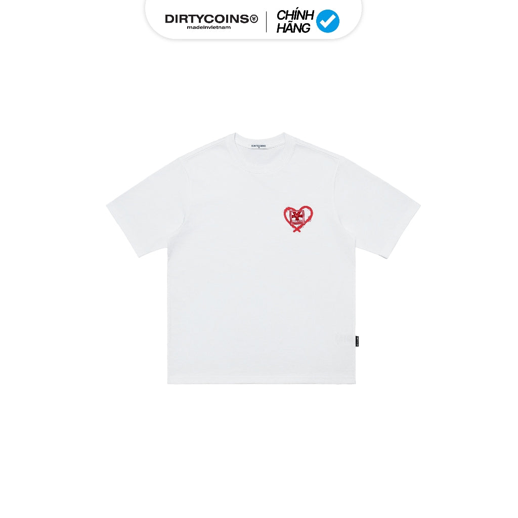DirtyCoins Patch In Heart T-Shirt
