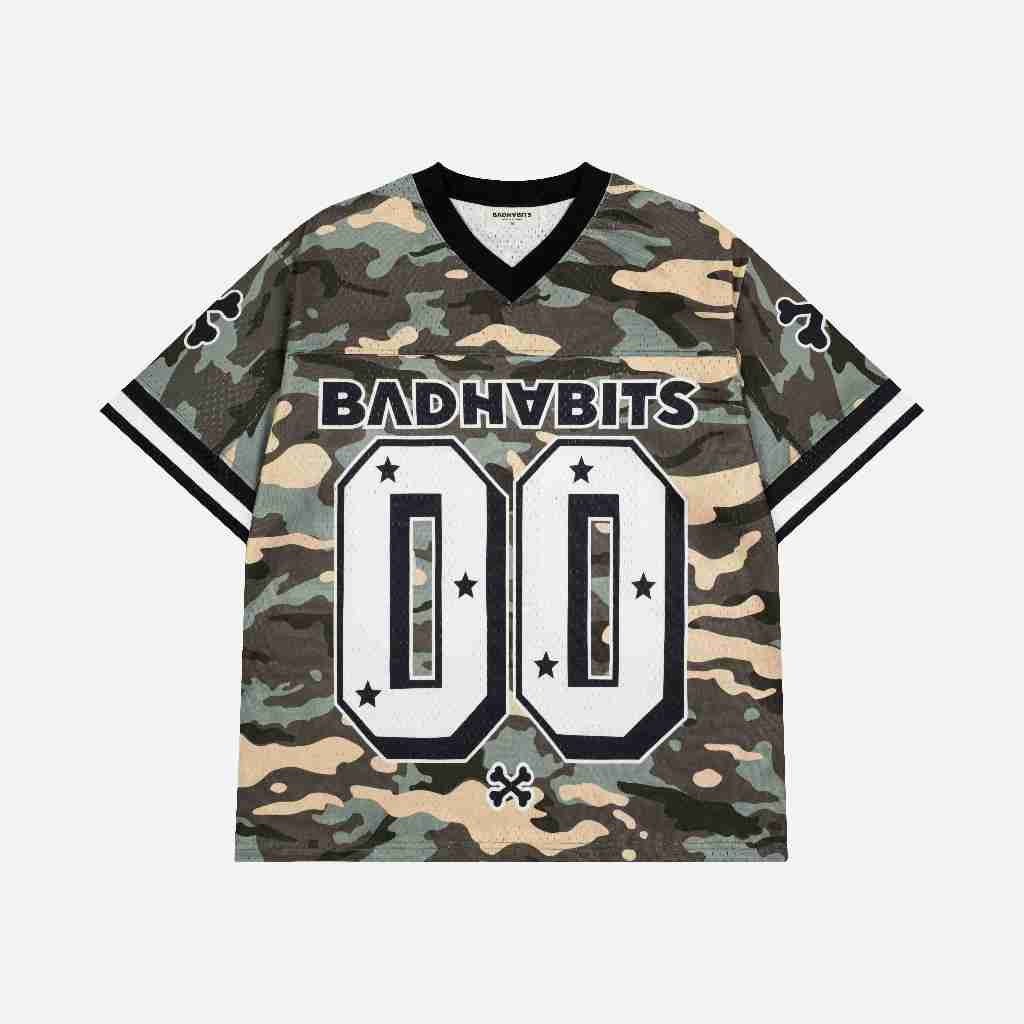T-Shirt - Camo Double Zero Jersey - Authentic Local Brand