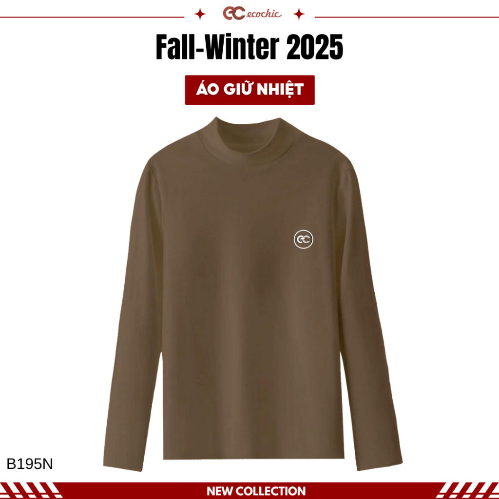 ECOCHIC VERSION 2 Thermal Shirt, Smooth Silk Coat, Anti-Static, Good Warmth, High Quality, Soft Cotton Material B195