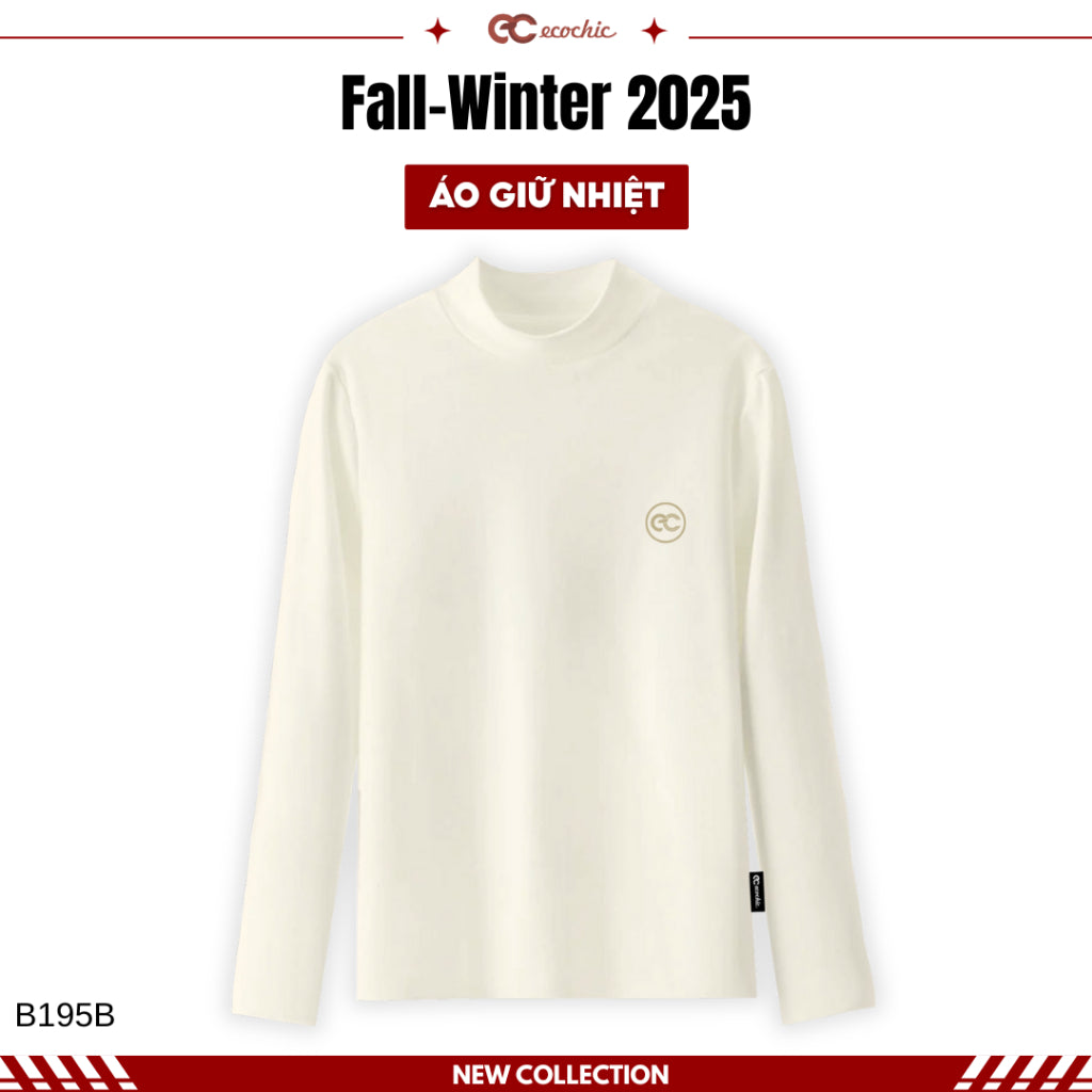 ECOCHIC VERSION 2 Thermal Shirt, Smooth Silk Coat, Anti-Static, Good Warmth, High Quality, Soft Cotton Material B195