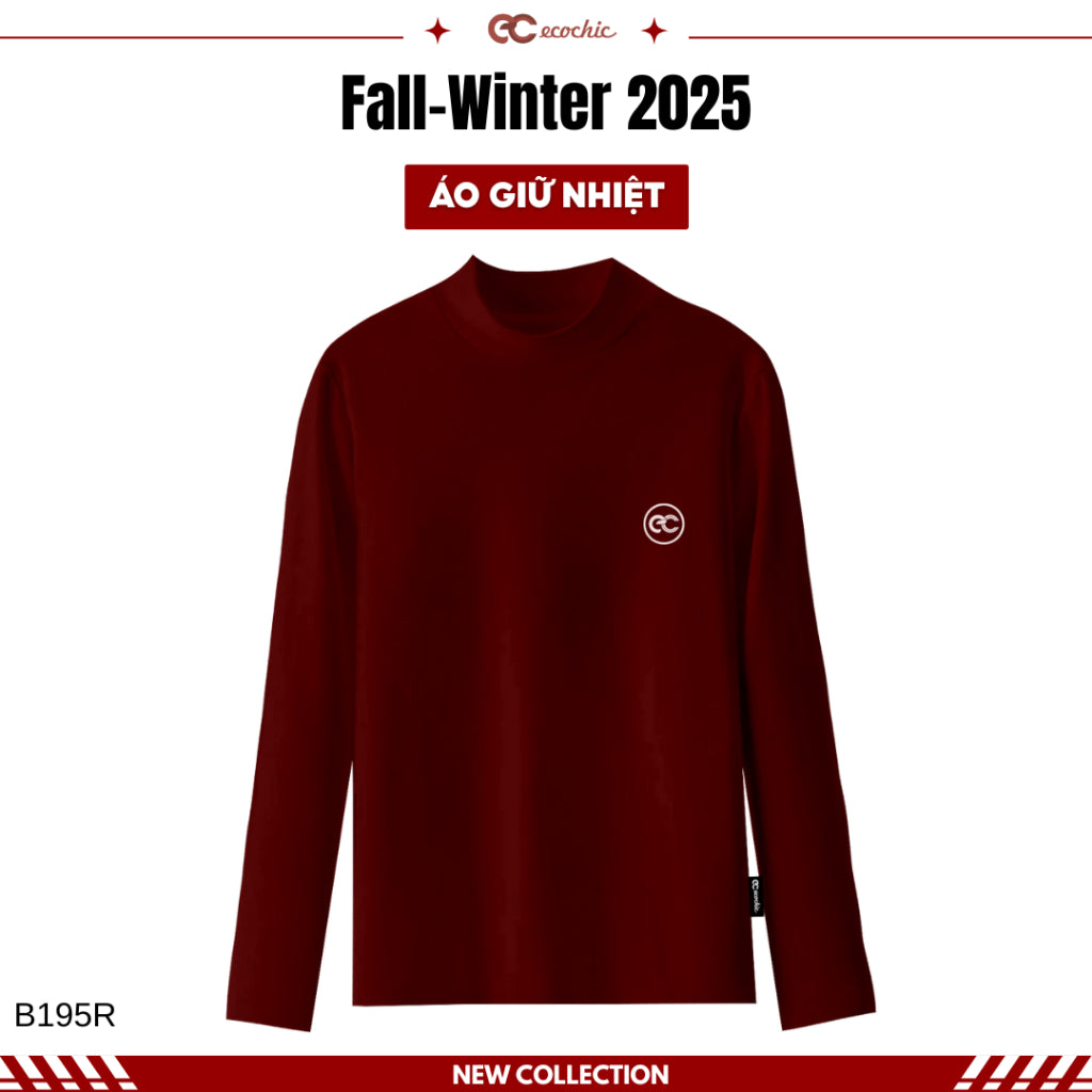 ECOCHIC VERSION 2 Thermal Shirt, Smooth Silk Coat, Anti-Static, Good Warmth, High Quality, Soft Cotton Material B195