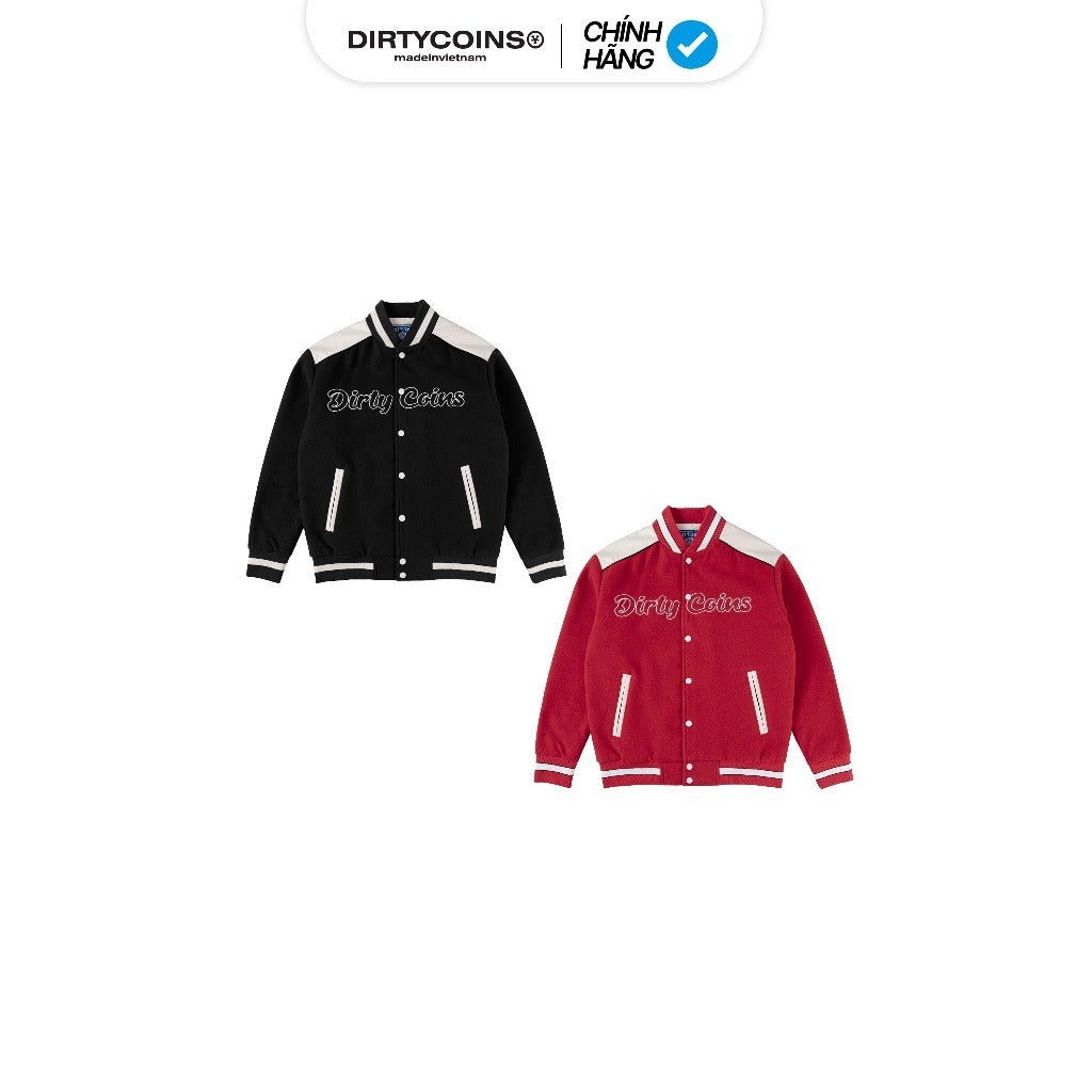 Áo Khoác DirtyCoins University Felt Varsity Jacket