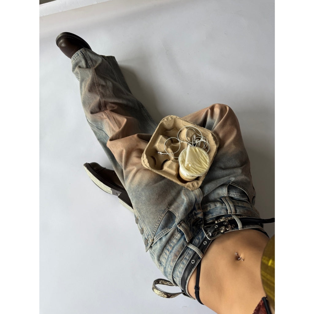 HADES Dune Ruptune Wash Jeans - HADES Brand Chính Hãng - Quần jean cạp đôi unisex