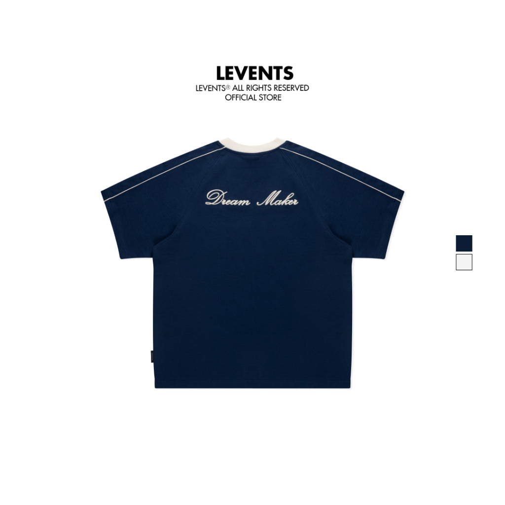 Levents Dream Maker Raglan Oversized Tee 100% Cotton Unisex T-shirt