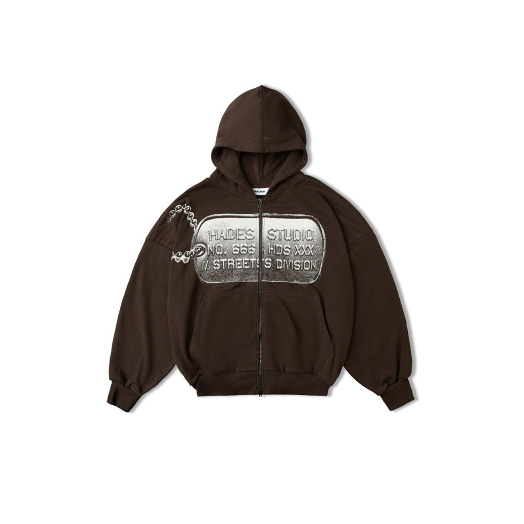 HADES Enlisted Zip Hoodie - HADES Brand Chính Hãng - Áo hoodie khoá kéo unisex