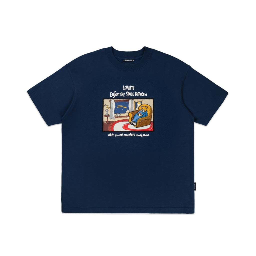 Levents Teddy Bear Oversized Tee 100% Cotton Unisex T-shirt