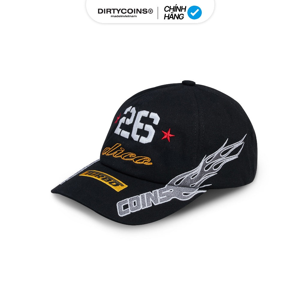 Nón DirtyCoins Racing Crew Embroidery Black