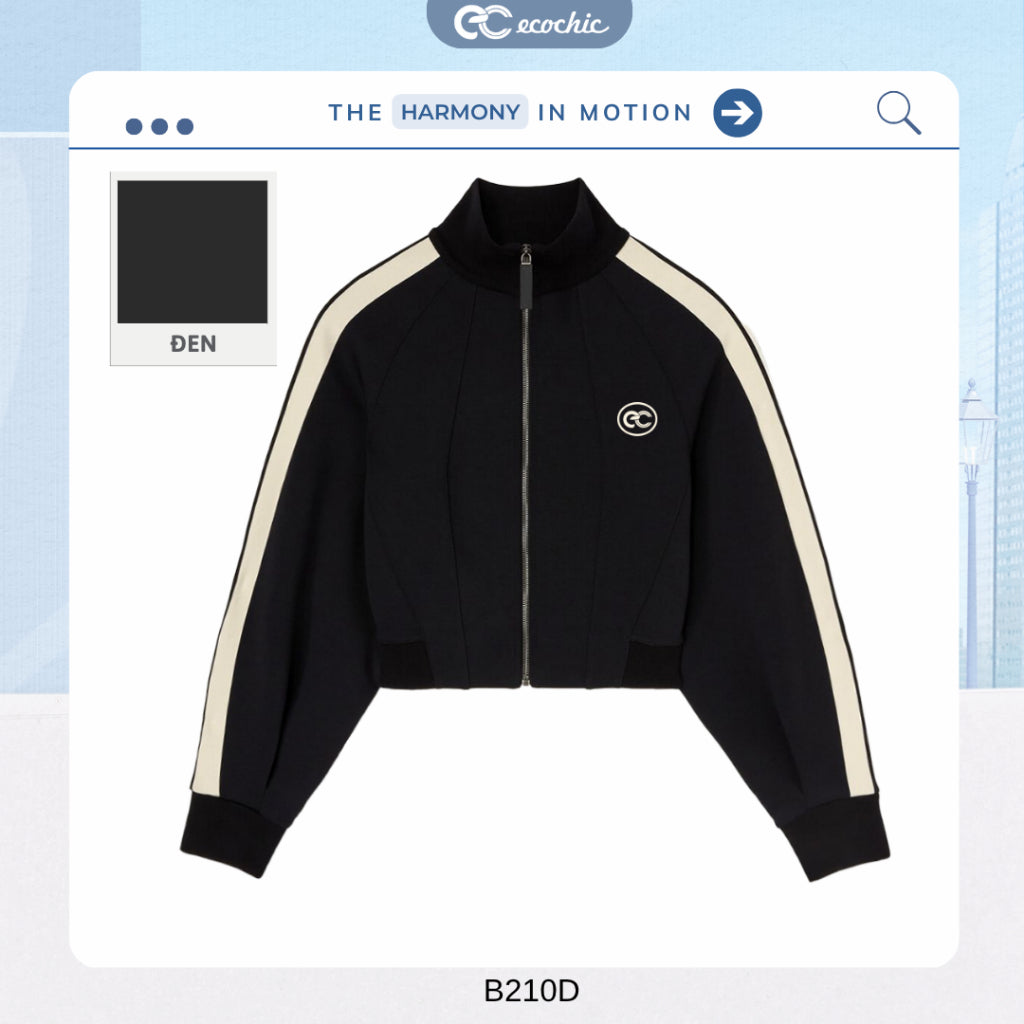 ECOCHIC FASHION Striped Skirt and Pants Set, Dynamic Sportswear, High Quality, Soft Material HNH B210 B211 B212