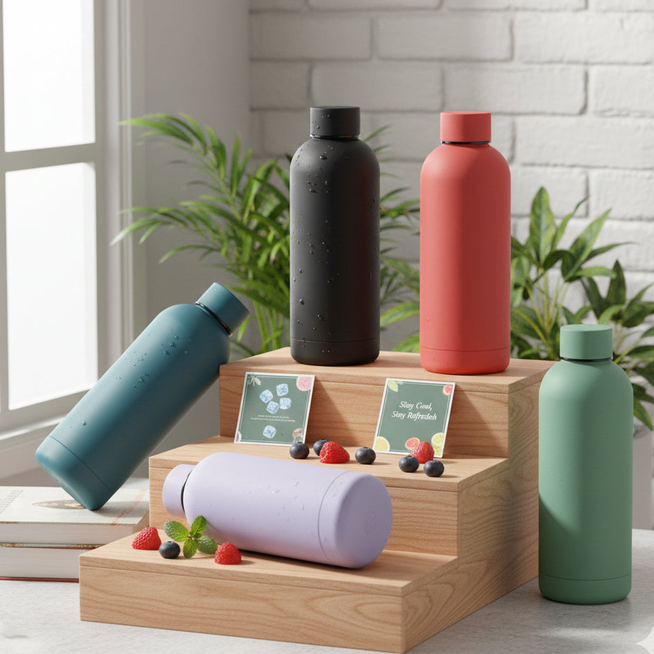 Bình Giữ Nhiệt Cao Cấp Inox 304 Giữ Nhiệt 6-12 Tiếng Dùng Cho Văn Phòng Công Sở Mang Đi Học A974