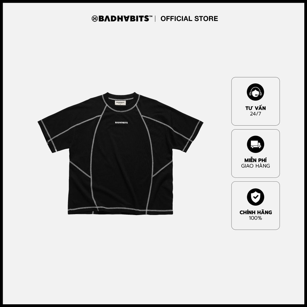 T-Shirt - Stitch Boxy Tee - Authentic Local Brand