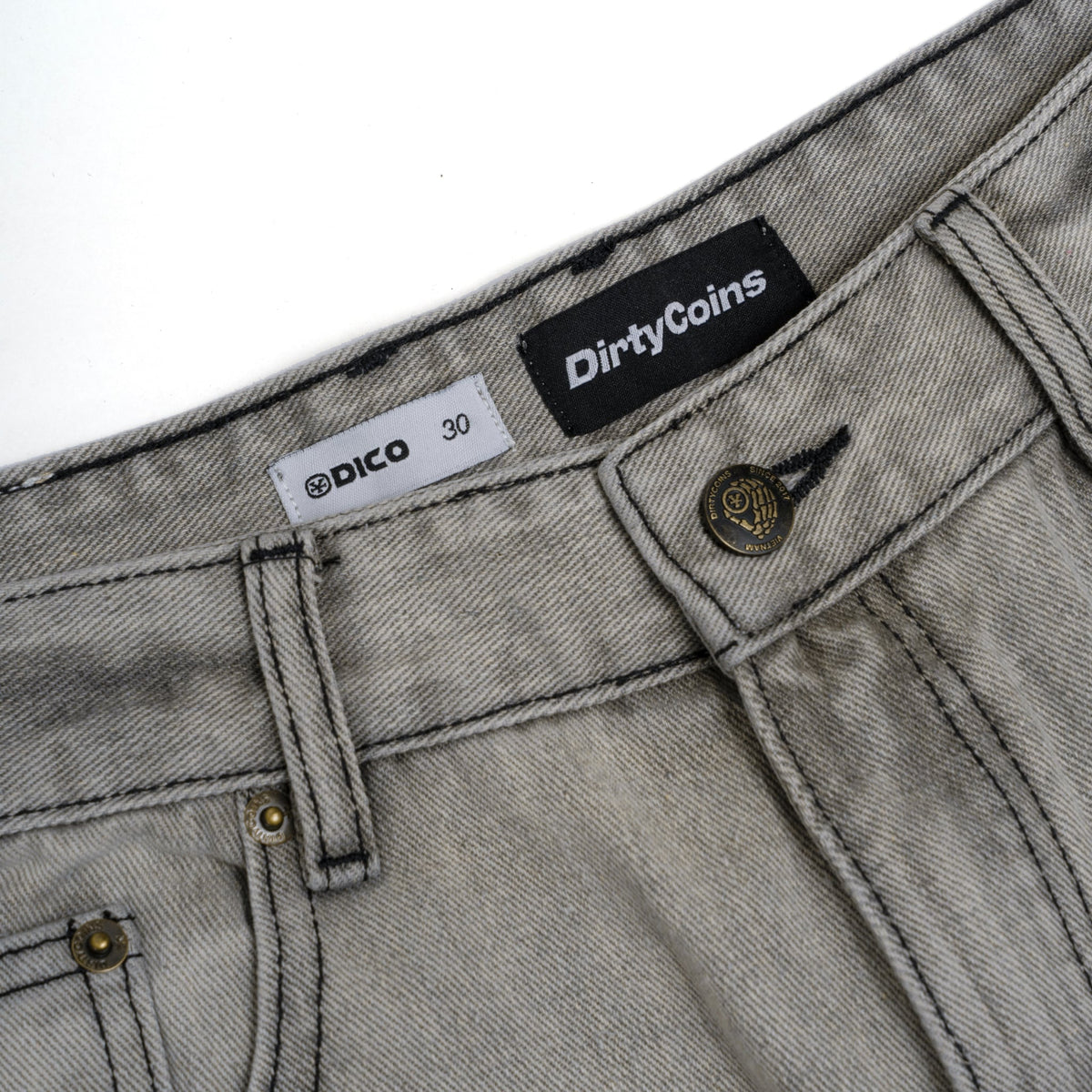 Quần Dài Denim Baggy Star Line - Local Brand Chính Hãng