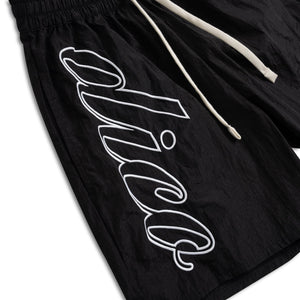 Quần Ngắn Dù Dico Crinkled Script - Local Brand Chính Hãng