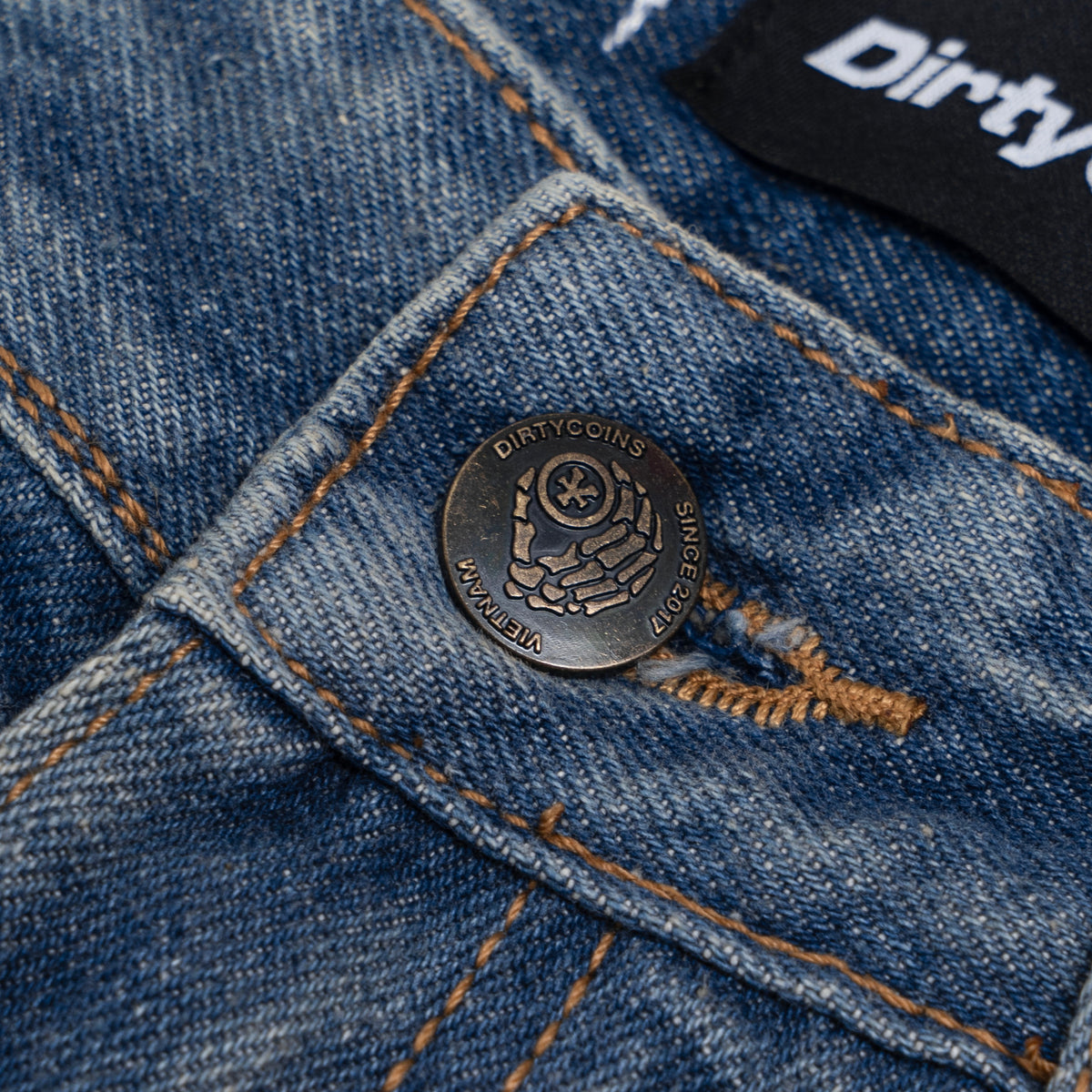 Quần Dài Denim Baggy Distressed - Local Brand Chính Hãng