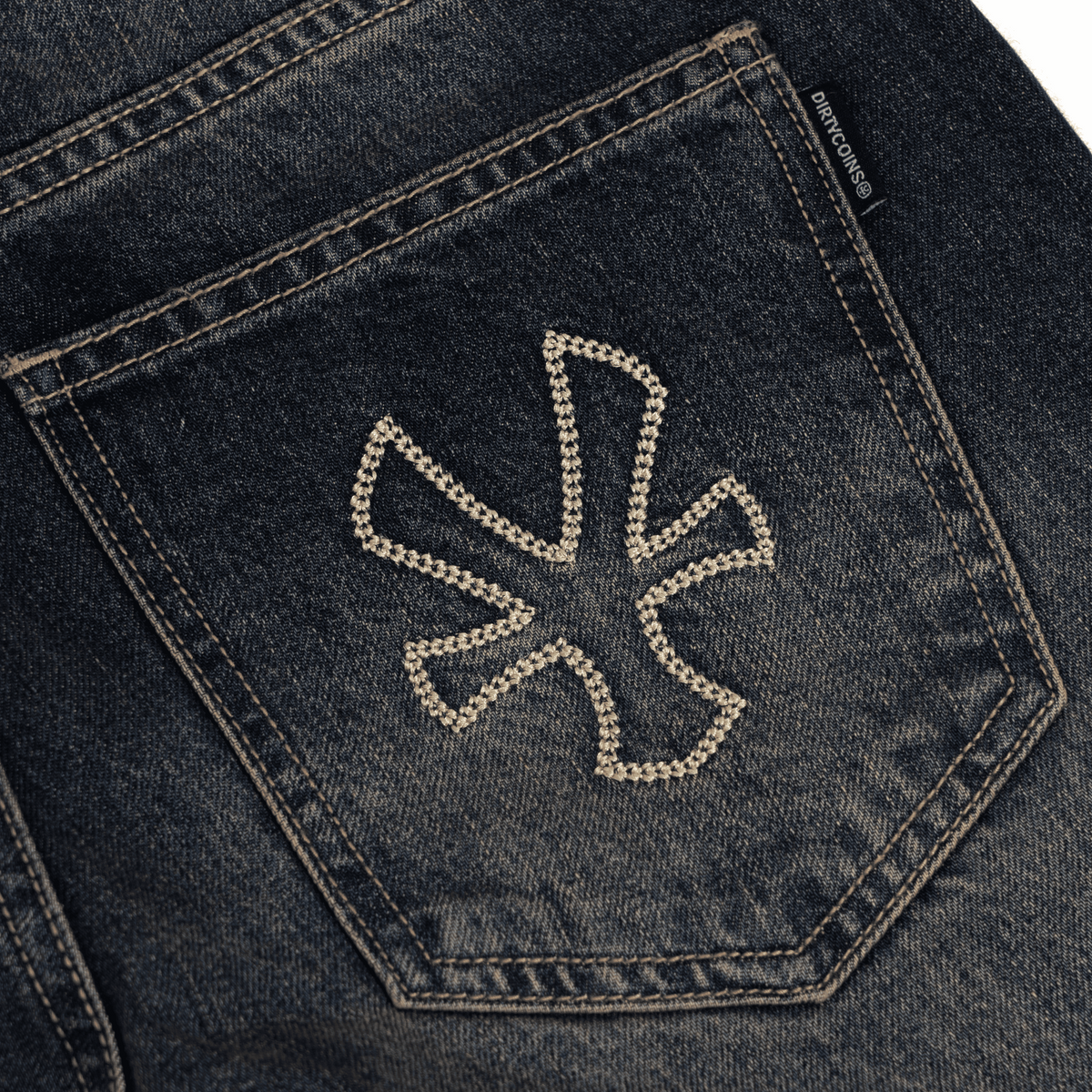 Quần Dài Denim Rivets Wide Leg - Local Brand Chính Hãng
