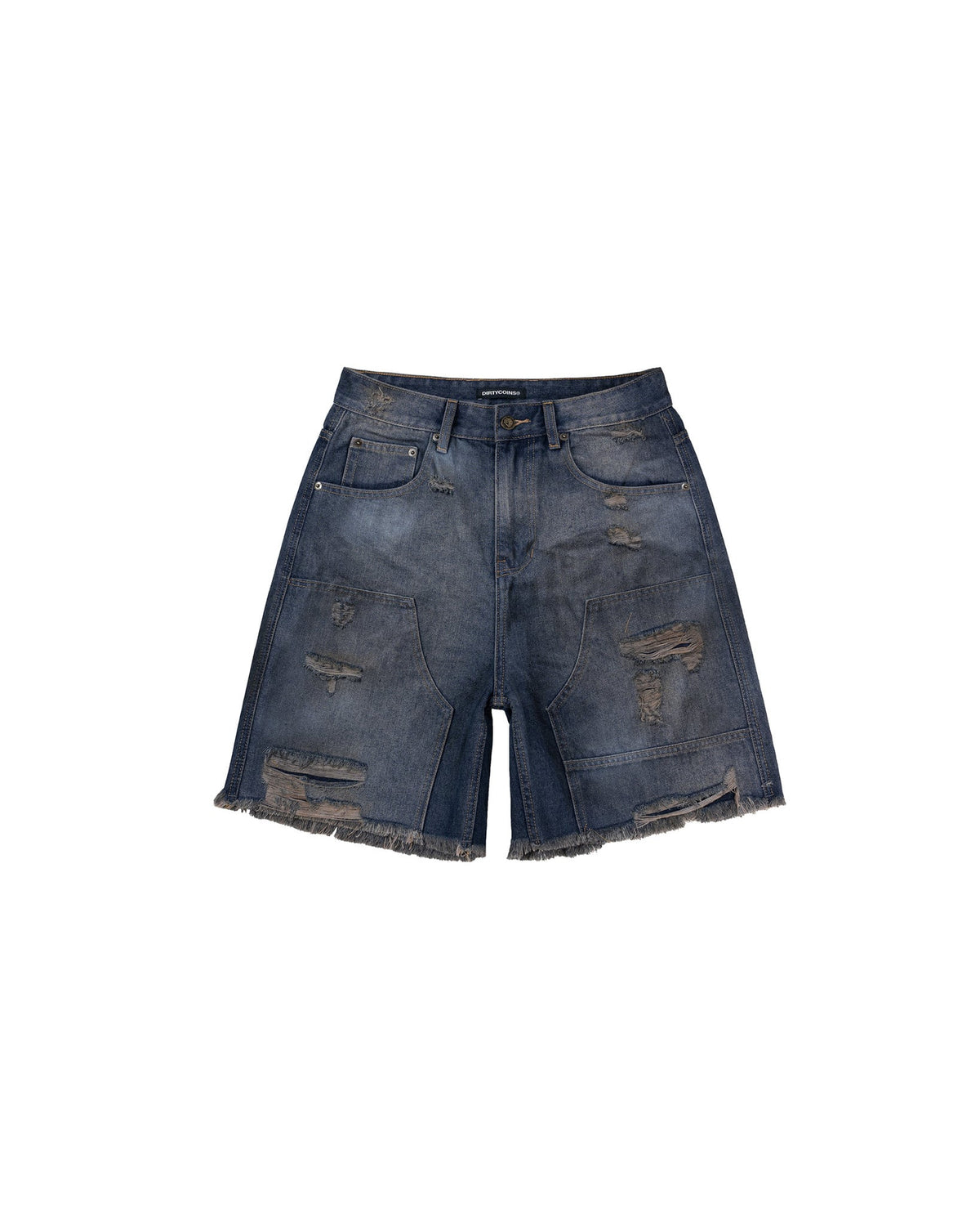 Quần Ngắn Double Knee Shorts Distressed - Local Brand Chính Hãng