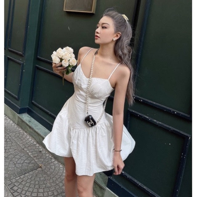 (AVAILABLE PRODUCTS) Princess 2-String White Swing Dress - Chloe Dress Amelie