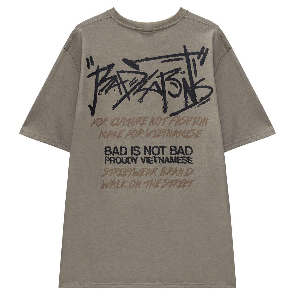 Áo Thun Unisex Bad Habits STREET 100% Cotton - Local Brand Chính Hãng