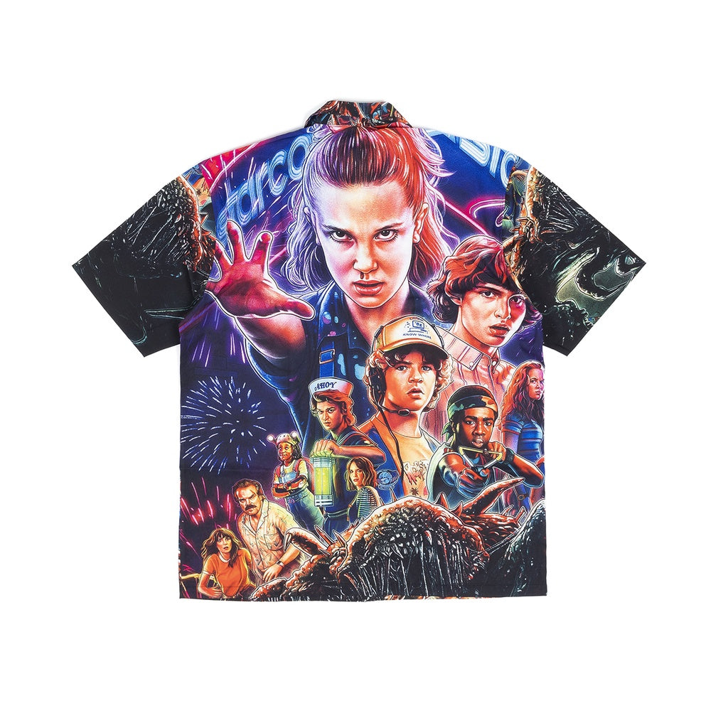 [SMAKER]  Áo sơ mi tay ngắn nam nữ Unisex, local brand chính hãng - "STRANGER THINGS" SHIRT