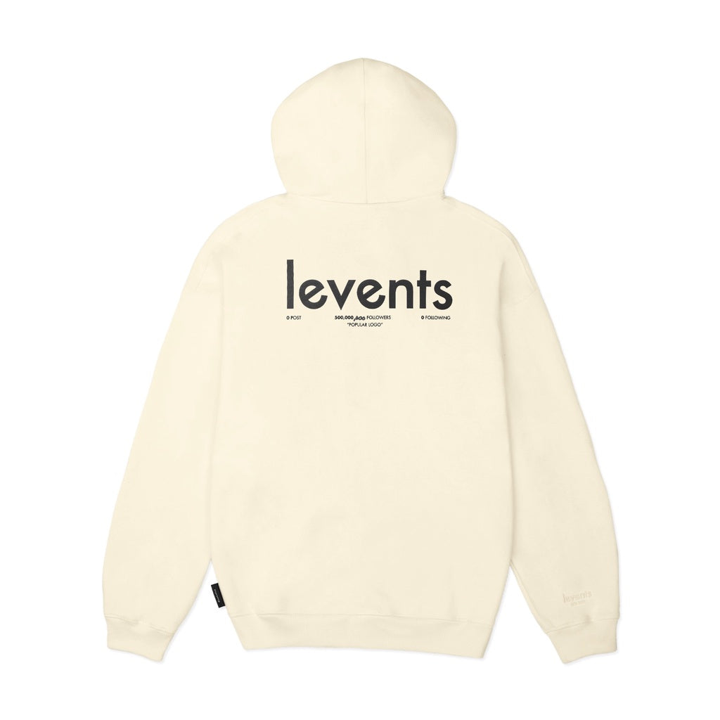 Hoodie Levents Popular Logo 2.0/ Cream