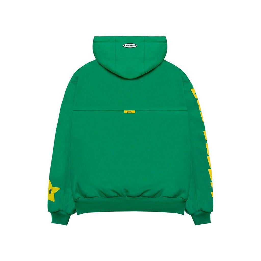 LUCKY STAR Bad Rabbit Fleece Jacket - GREEN - Genuine Local Brand