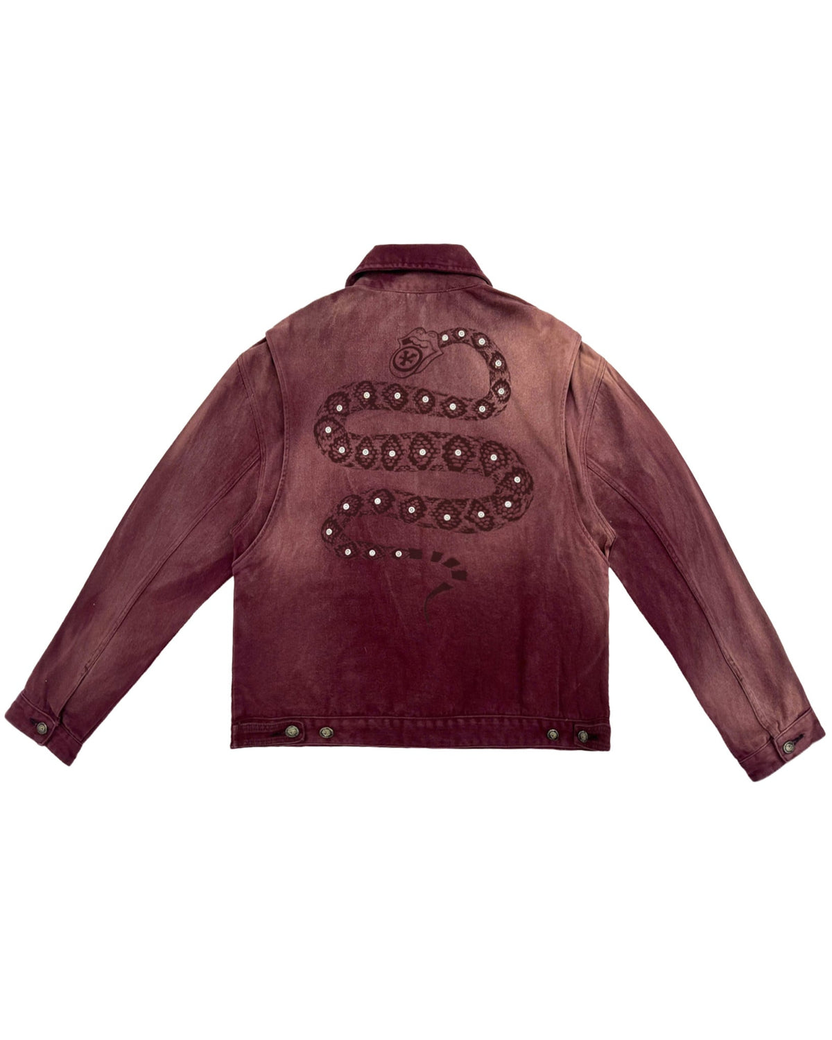 Áo Khoác Denim Dcxrs Western Rivet Snake - Local Brand Chính Hãng