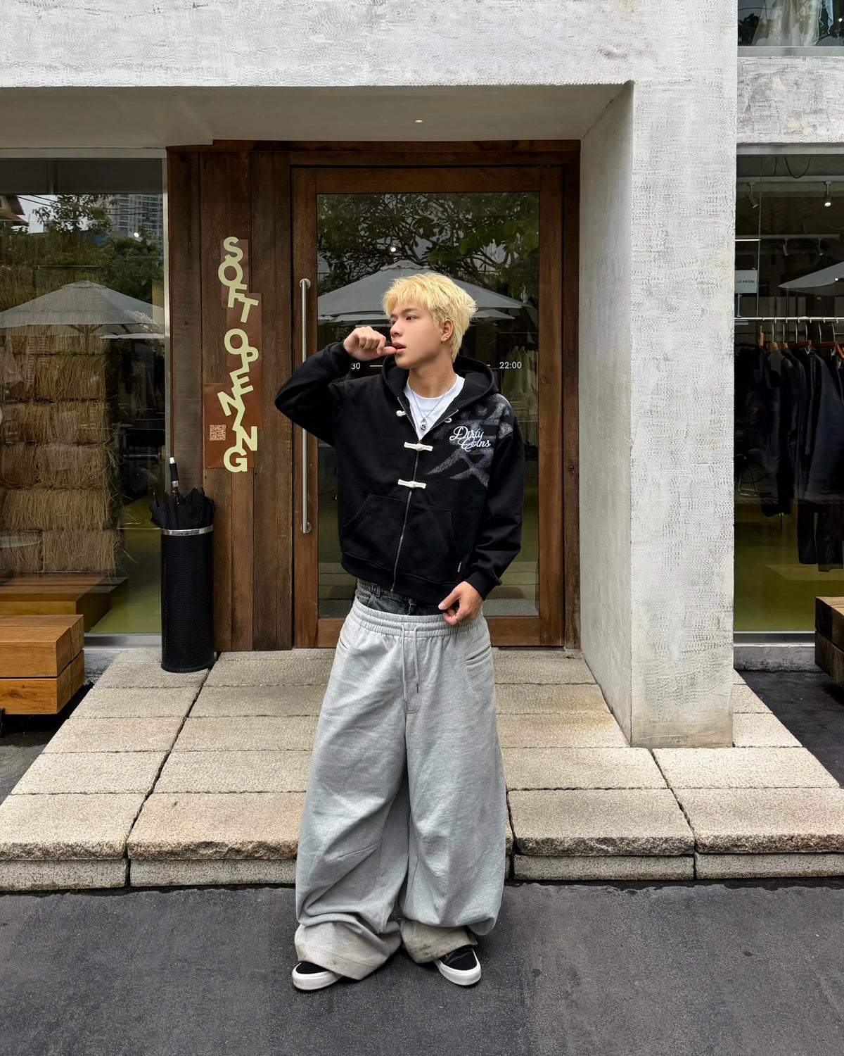 Áo Khoác Hoodie Crack Printed - Local Brand Chính Hãng