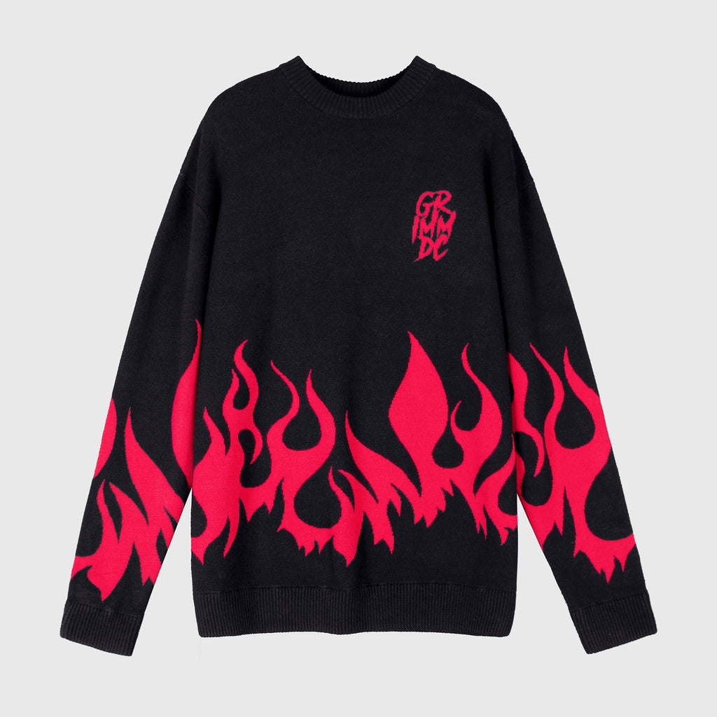 Grimm DC Poverty Alleviation Sweater // Black Red