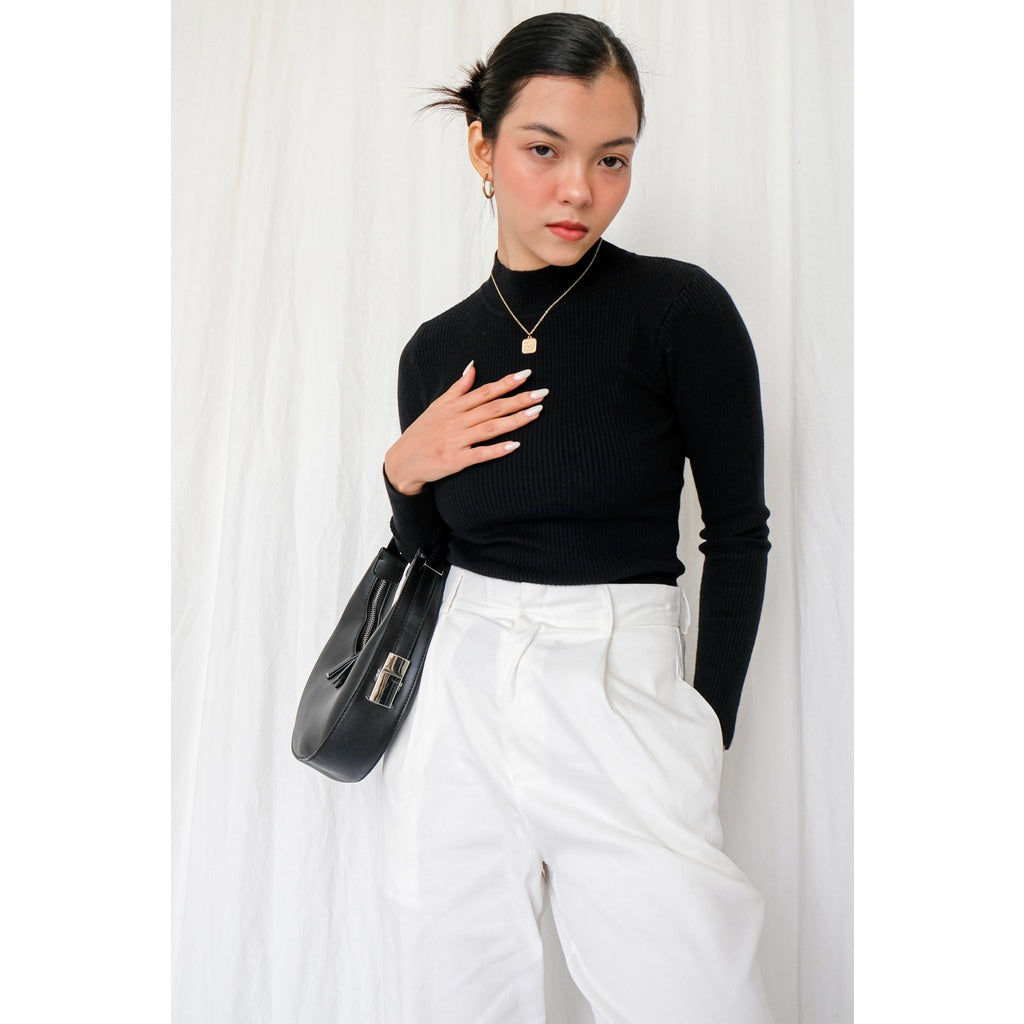 Manze Turtleneck Ribbed Sweater | 3356 | Lana Official