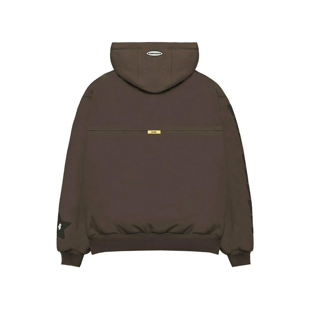 LUCKY STAR Bad Rabbit Fleece Jacket - BROWN - Genuine Local Brand