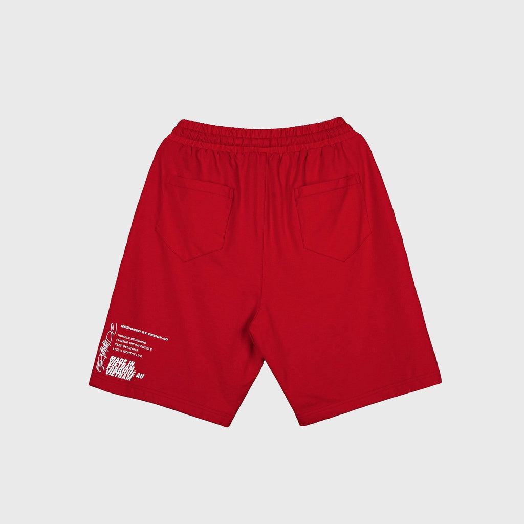 Grimm DC Worthy life shorts // Adrenaline Red