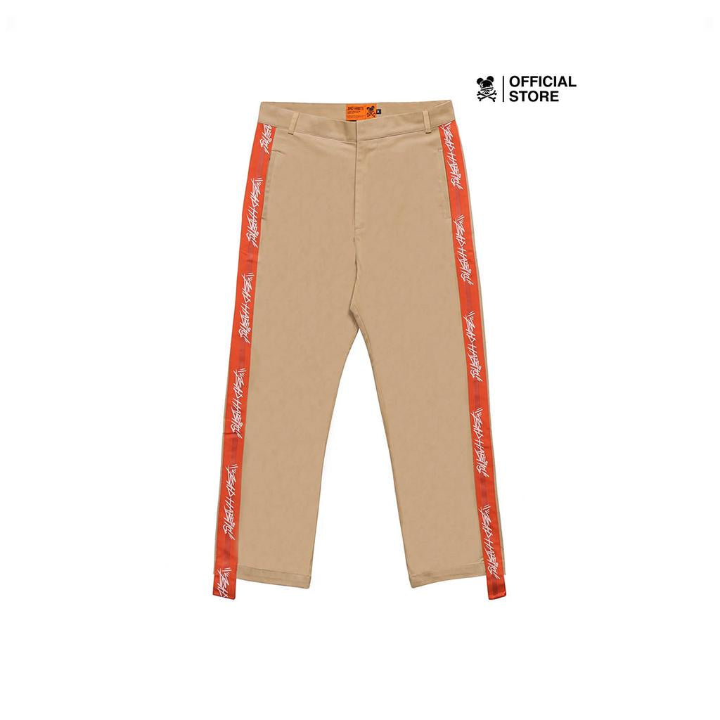 Quần Nam Bad Habits ORANGE LINE KAKI PANTS Local Brand chính hãng